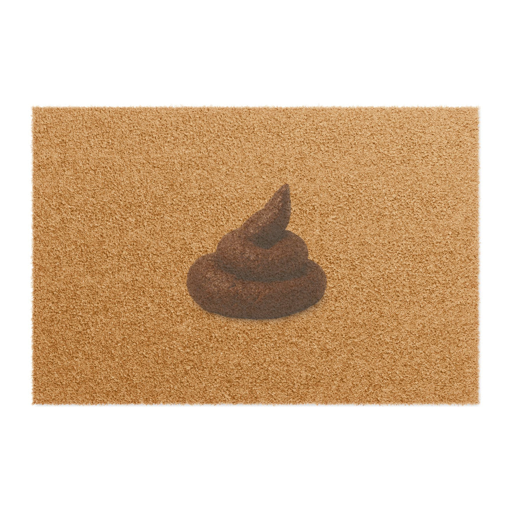 Funny Poop Emoji Doormat — Humorous Welcome Mat for Home & Apartments